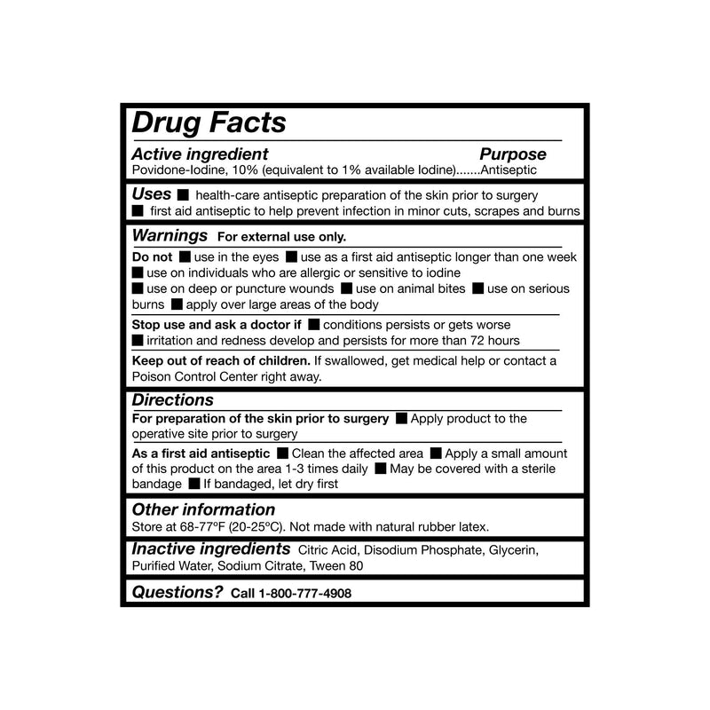 McKesson Povidone Iodine (PVP) Scrub
