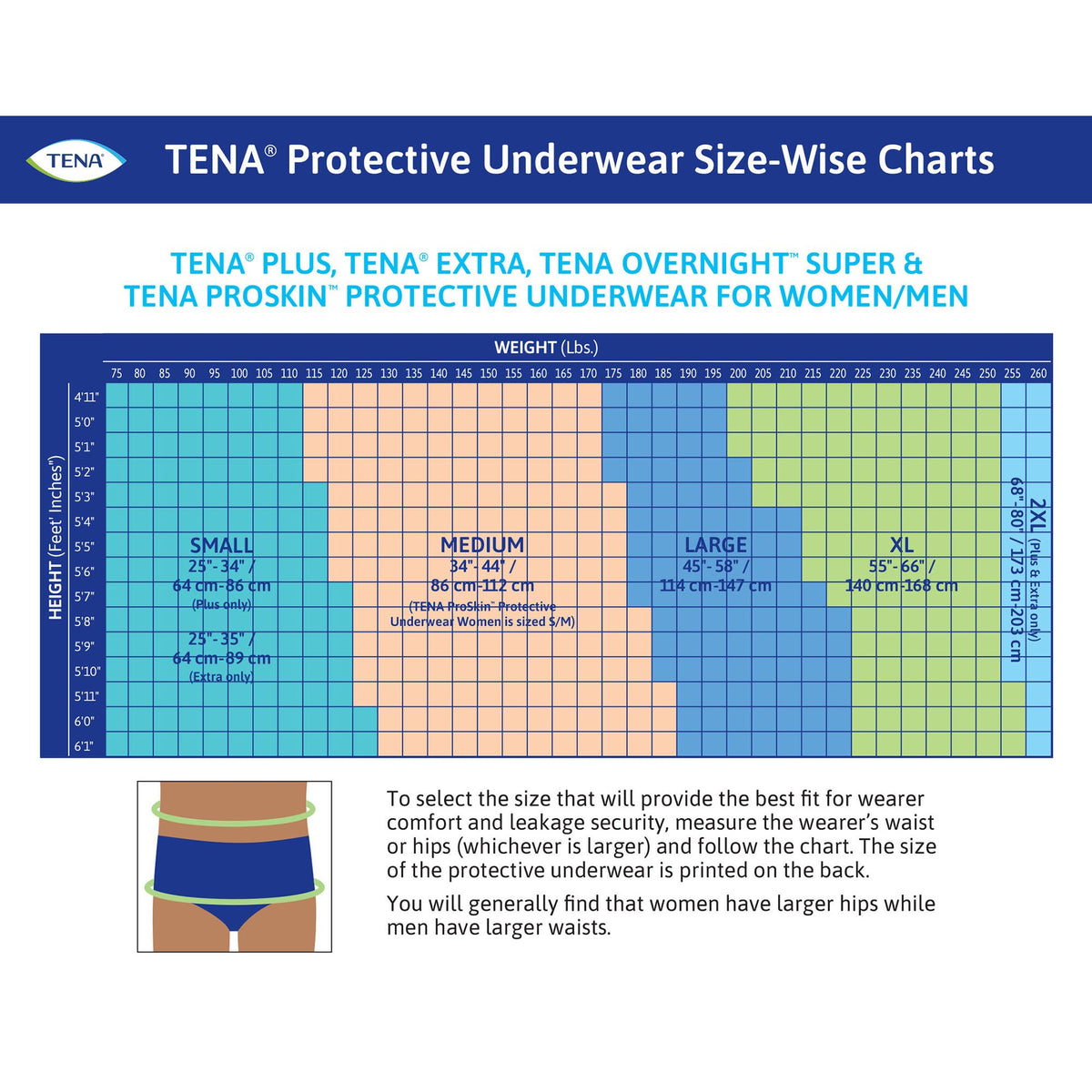 TENA® ProSkin Overnight Stretch Briefs