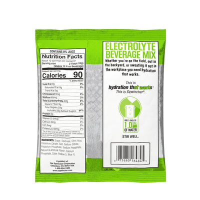 Sqwincher® Powder Pack® Lemon-Lime Electrolyte Replenishment Drink Mix
