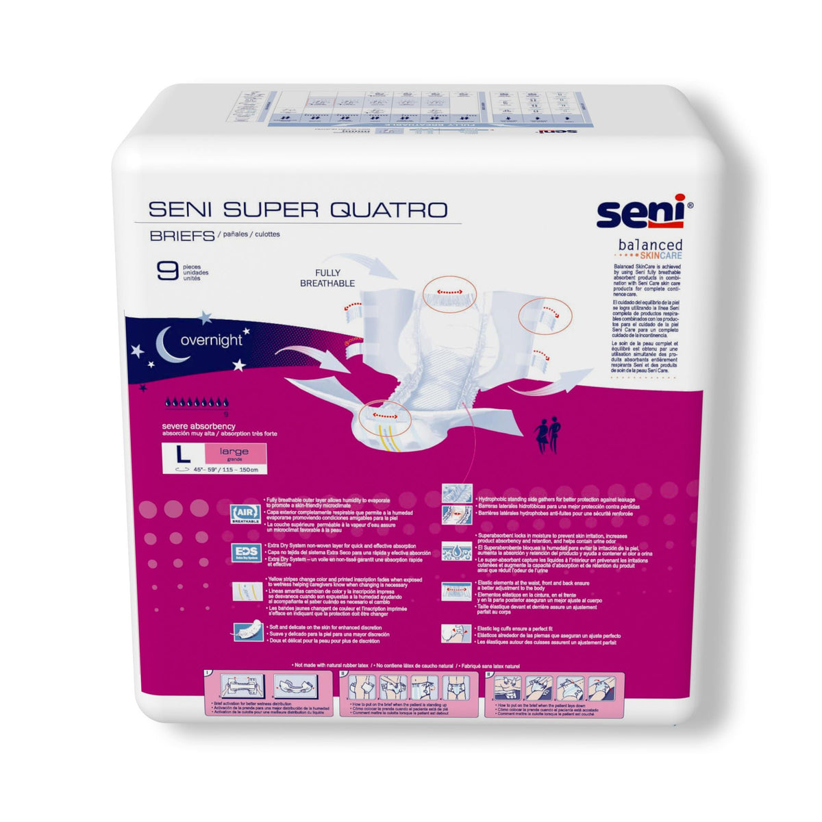 Seni Super Quatro Large bag, back panel