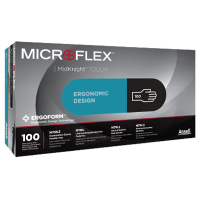 Microflex® MidKnight™ Touch 93-733 Nitrile Exam Glove