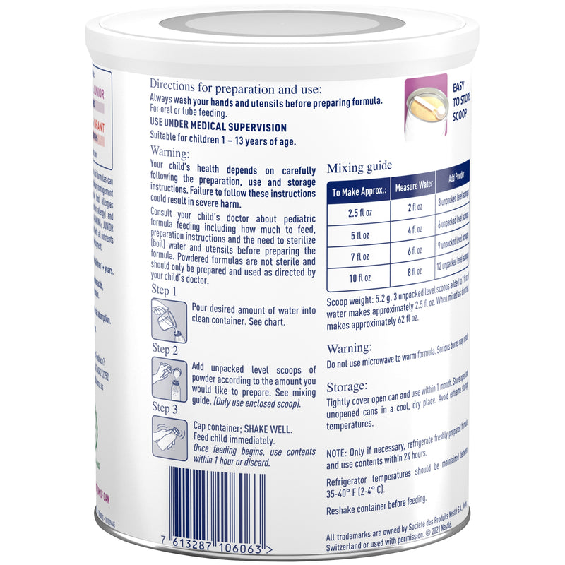 Alfamino® Junior Amino Acid–Based Pediatric Formula