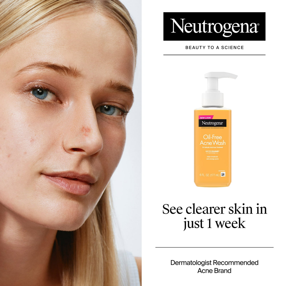 Neutrogena® Oil Free Acne Wash with Salicylic Acid