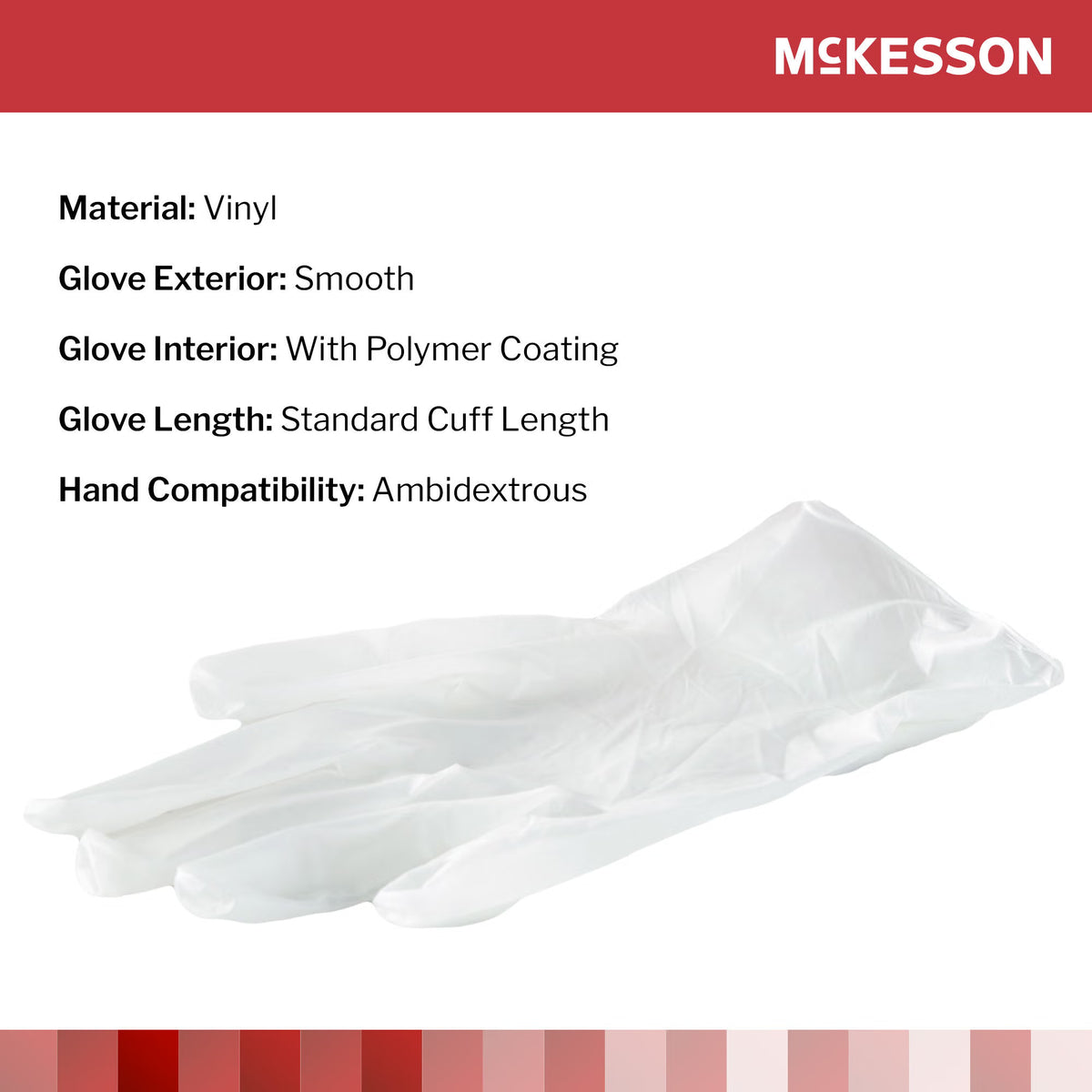 McKesson Vinyl Exam Glove