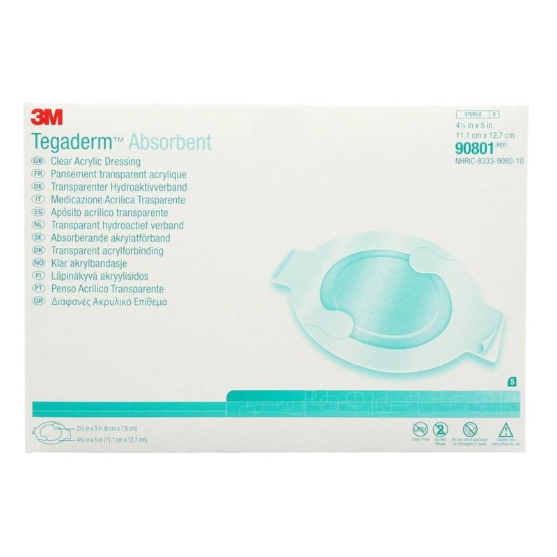 3M™ Tegaderm™ Clear Absorbent Acrylic Dressing - Healthcare Supply Pros