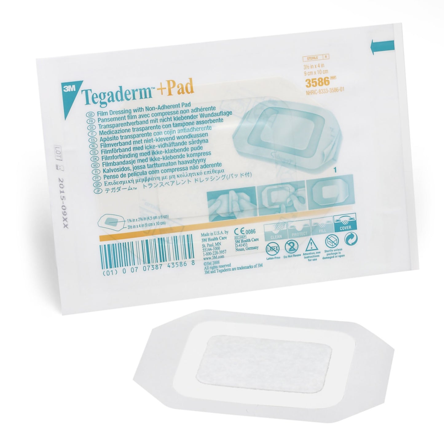 3M™ Tegaderm™ Plus Pad Transparent Dressing - Healthcare Supply Pros