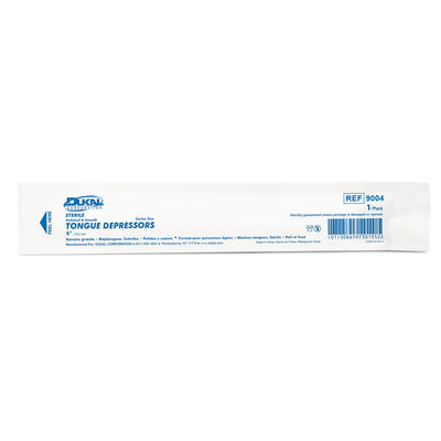 Dukal Tongue Depressors, 6 Inch, Senior, Sterile, Individually Wrapped
