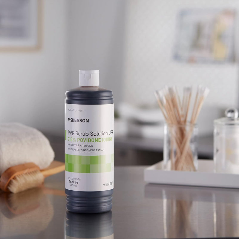 McKesson Povidone Iodine (PVP) Scrub - 7.5% Antiseptic Cleanser