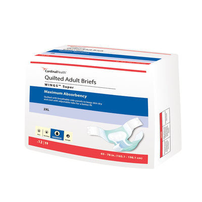 Wings Super Quilted Bariatric Briefs