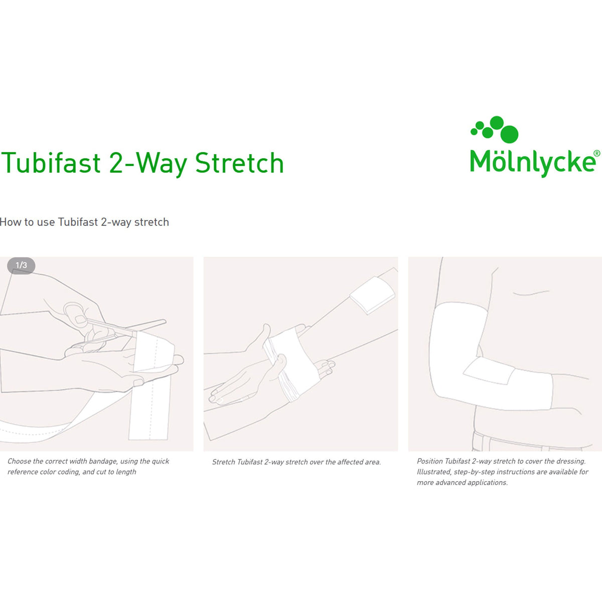 Tubifast Dressing Retention Bandage Roll