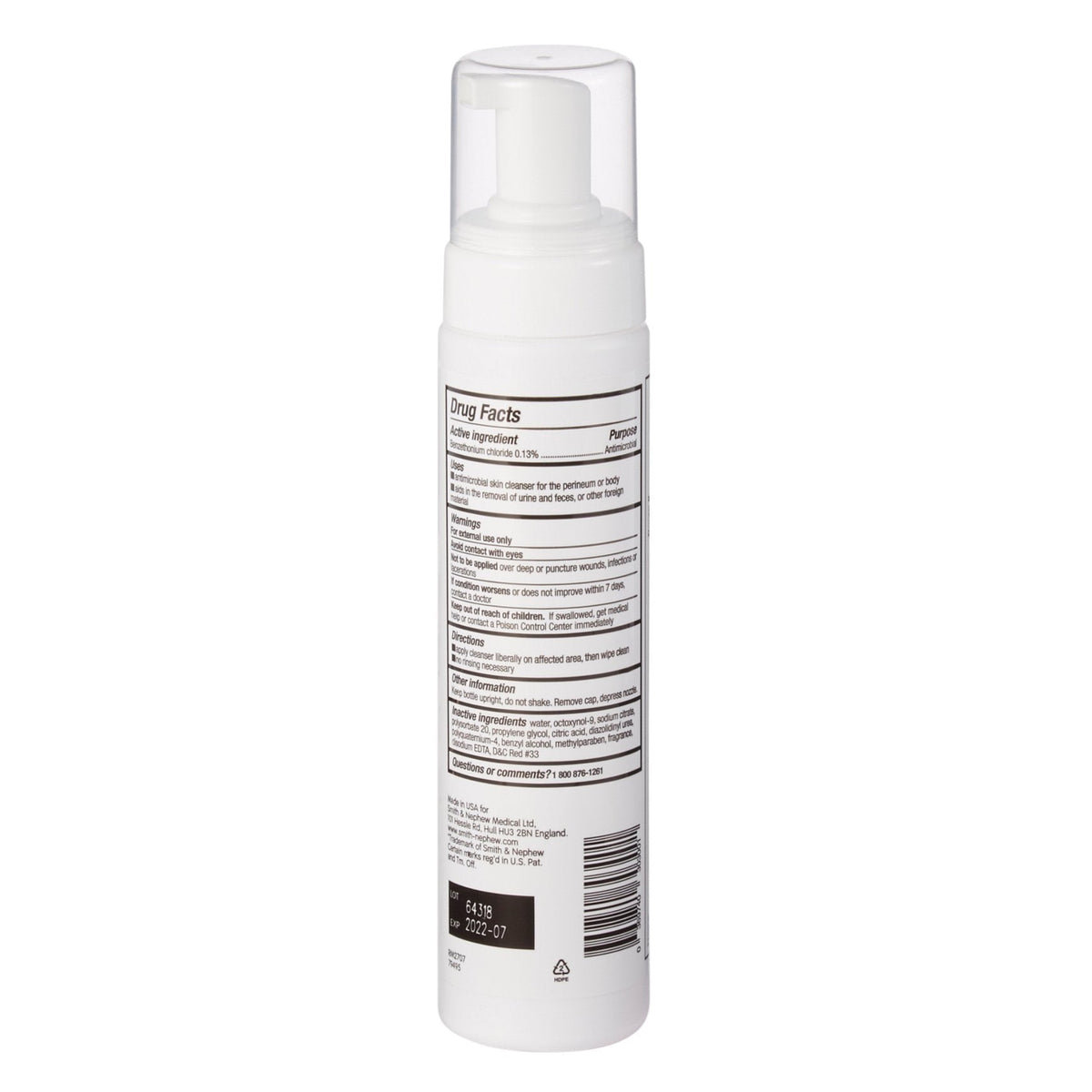 Secura® Total Body Foam Cleanser
