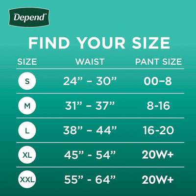 Depend® Fresh Protection Protective Underwear For Women