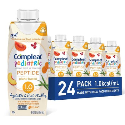 Compleat® Pediatric Nutritionally Complete Peptide Plant-Based Tube Feeding Formula