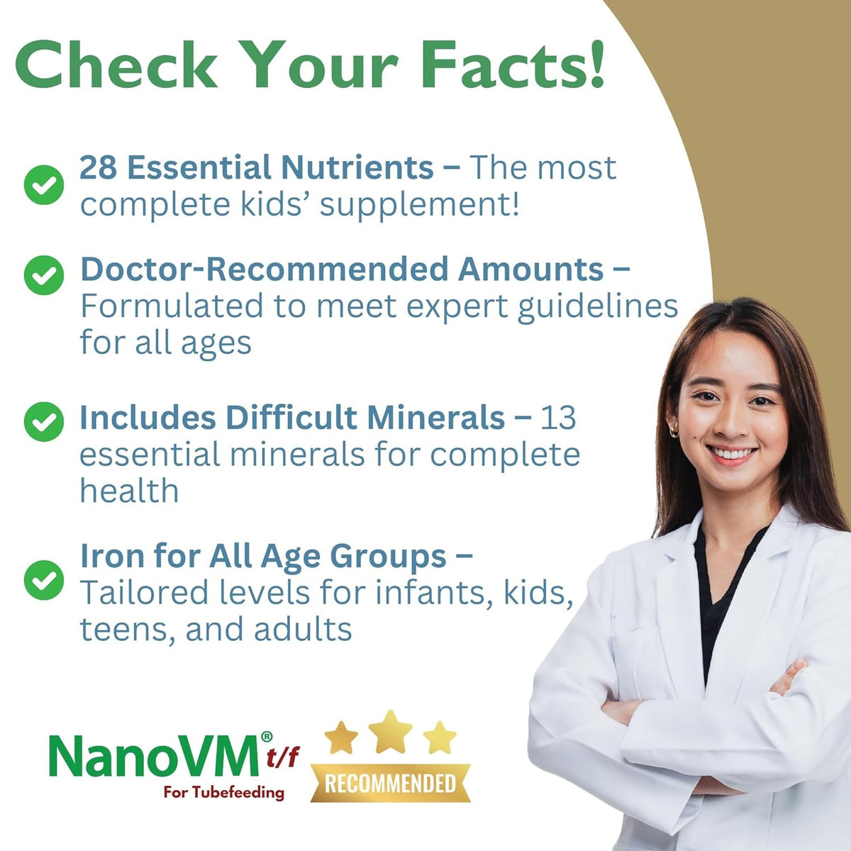 NanoVM® t/f Powder Pediatric Tube Feeding Formula