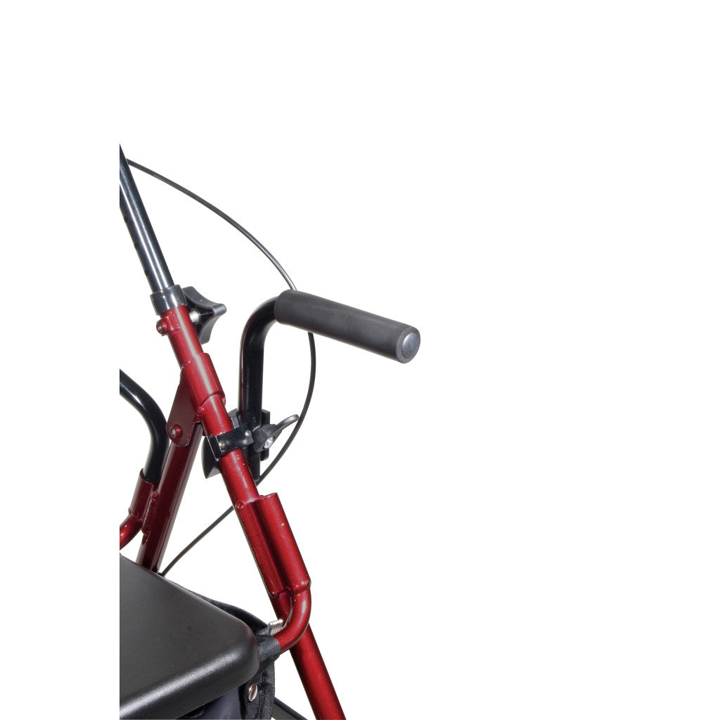 Drive Medical Duet Rollator Transport Chair with 8" Casters