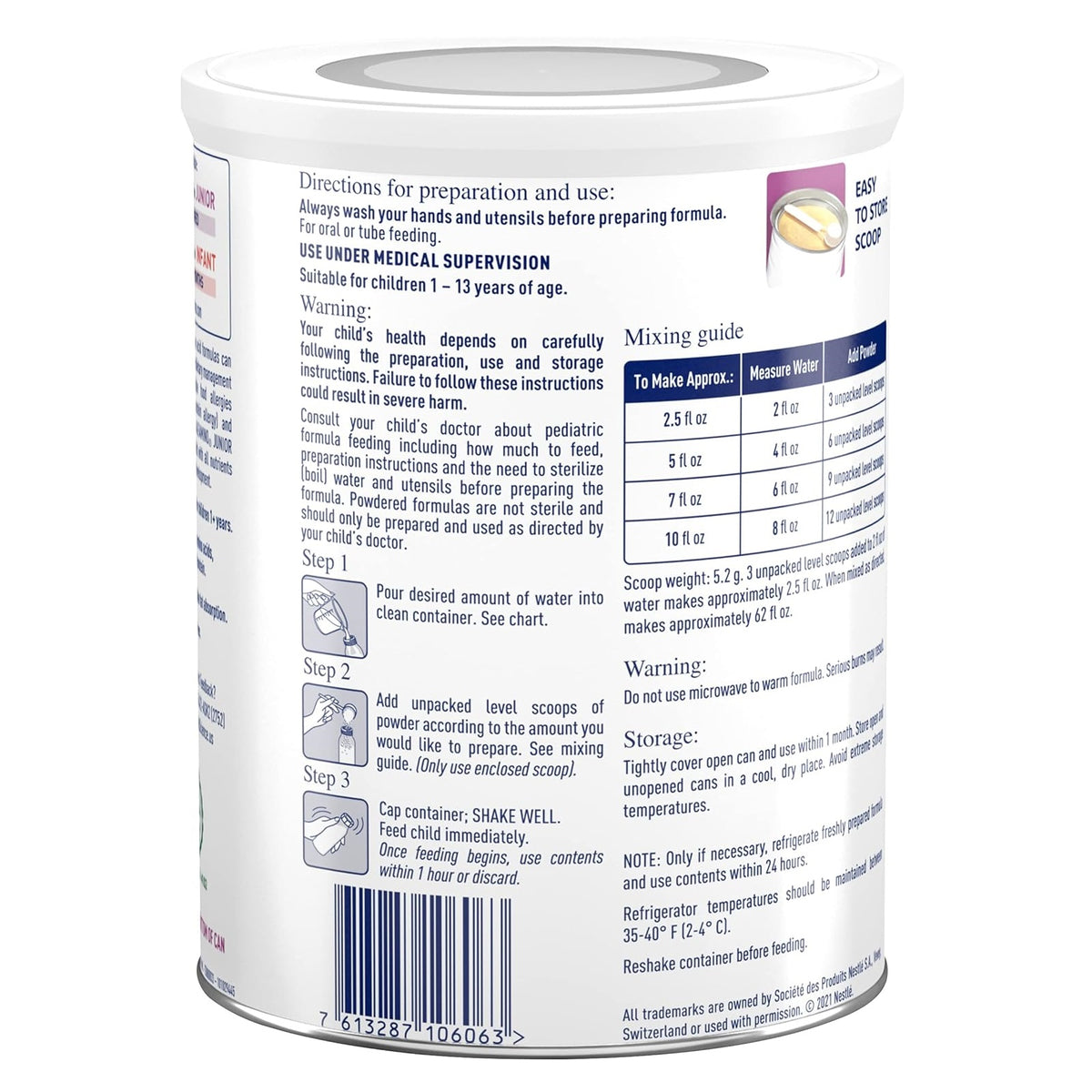 Alfamino® Junior Amino Acid–Based Pediatric Formula