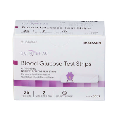 Quintet AC Blood Glucose Test Strips