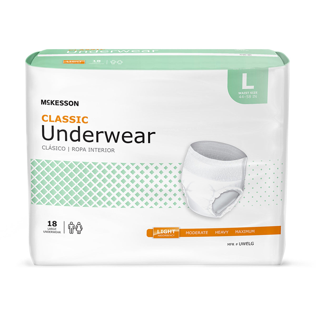 McKesson Classic Underwear