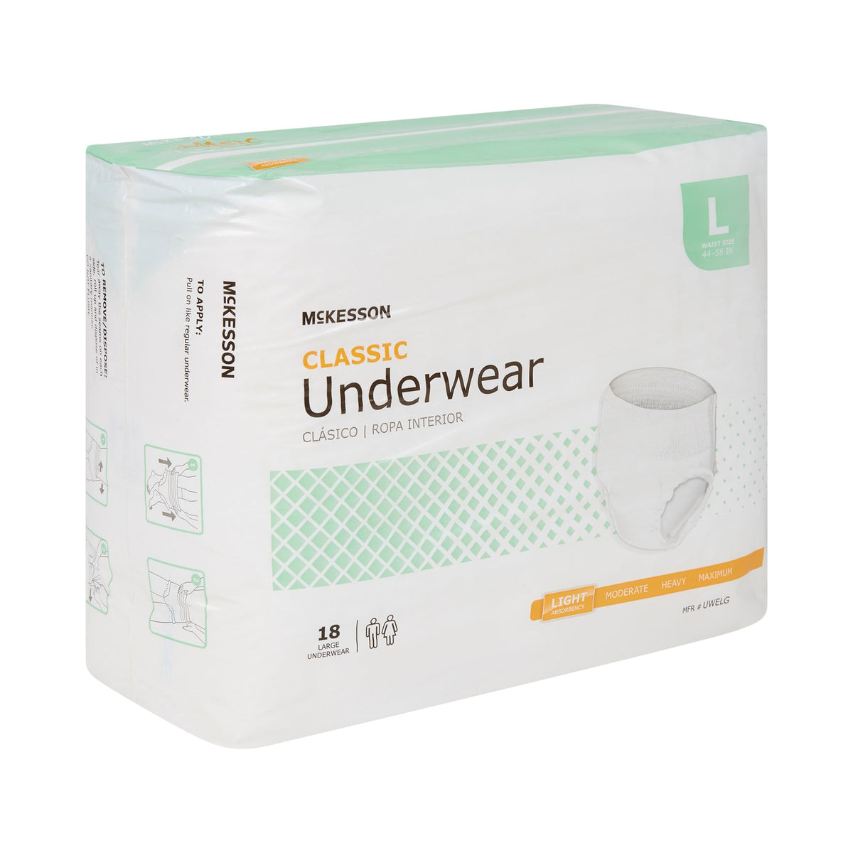 McKesson Classic Underwear