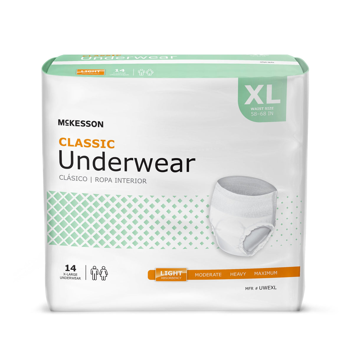 McKesson Classic Underwear