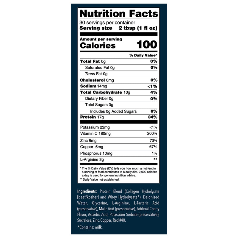 ProHeal™ Critical Care Cherry Splash Liquid Protein Wound Recovery Formula