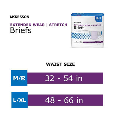 McKesson Extended Wear Stretch Briefs