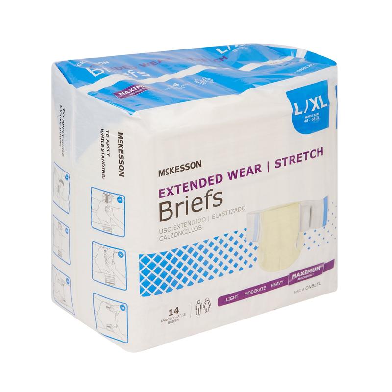 McKesson Extended Wear Stretch Briefs