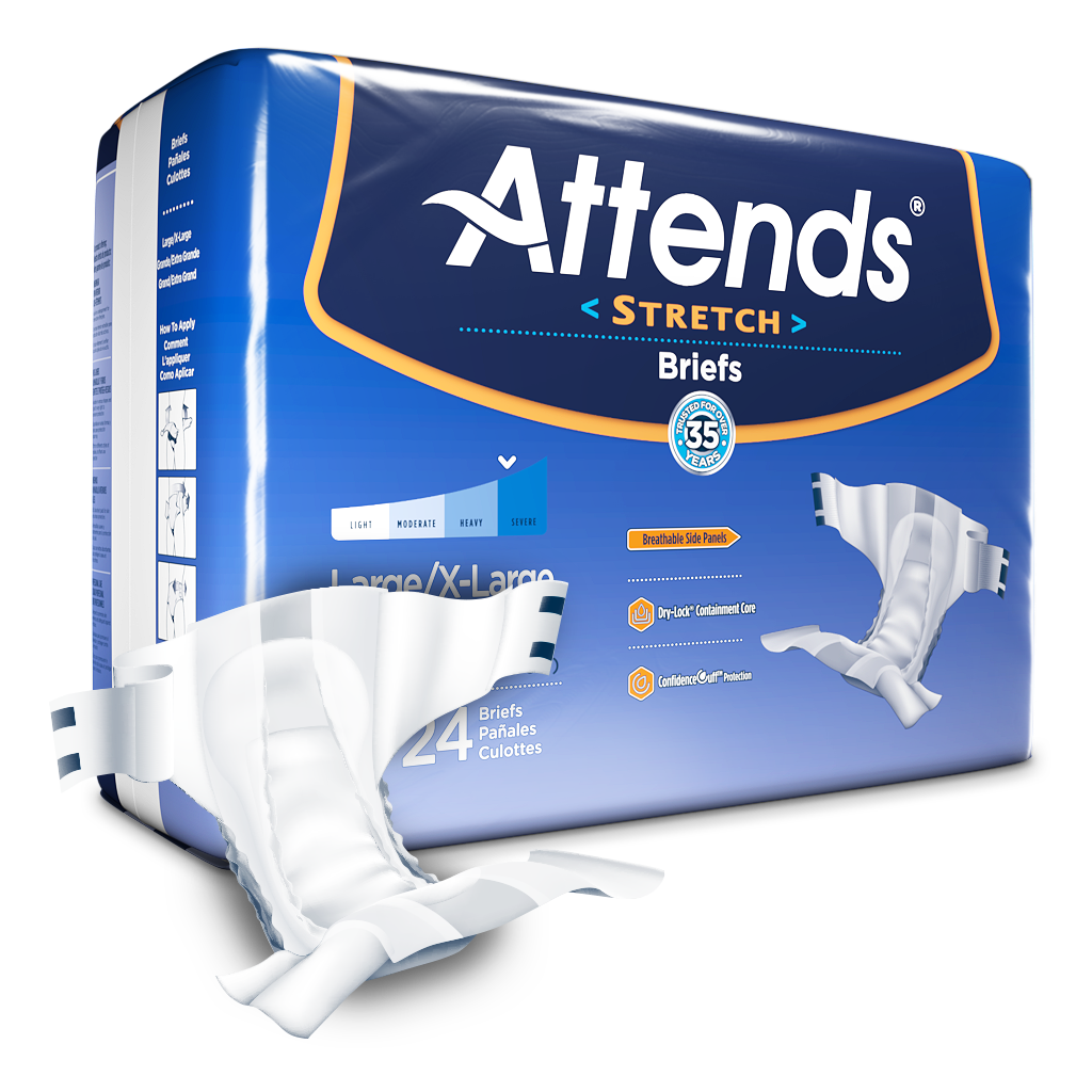 Attends® Stretch Briefs