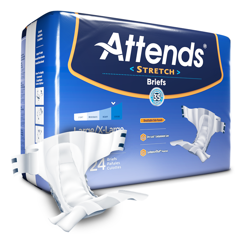 Attends® Stretch Briefs