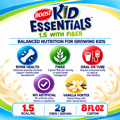 Boost® Kid Essentials™ 1.5 with Fiber Balanced Nutritional Drink
