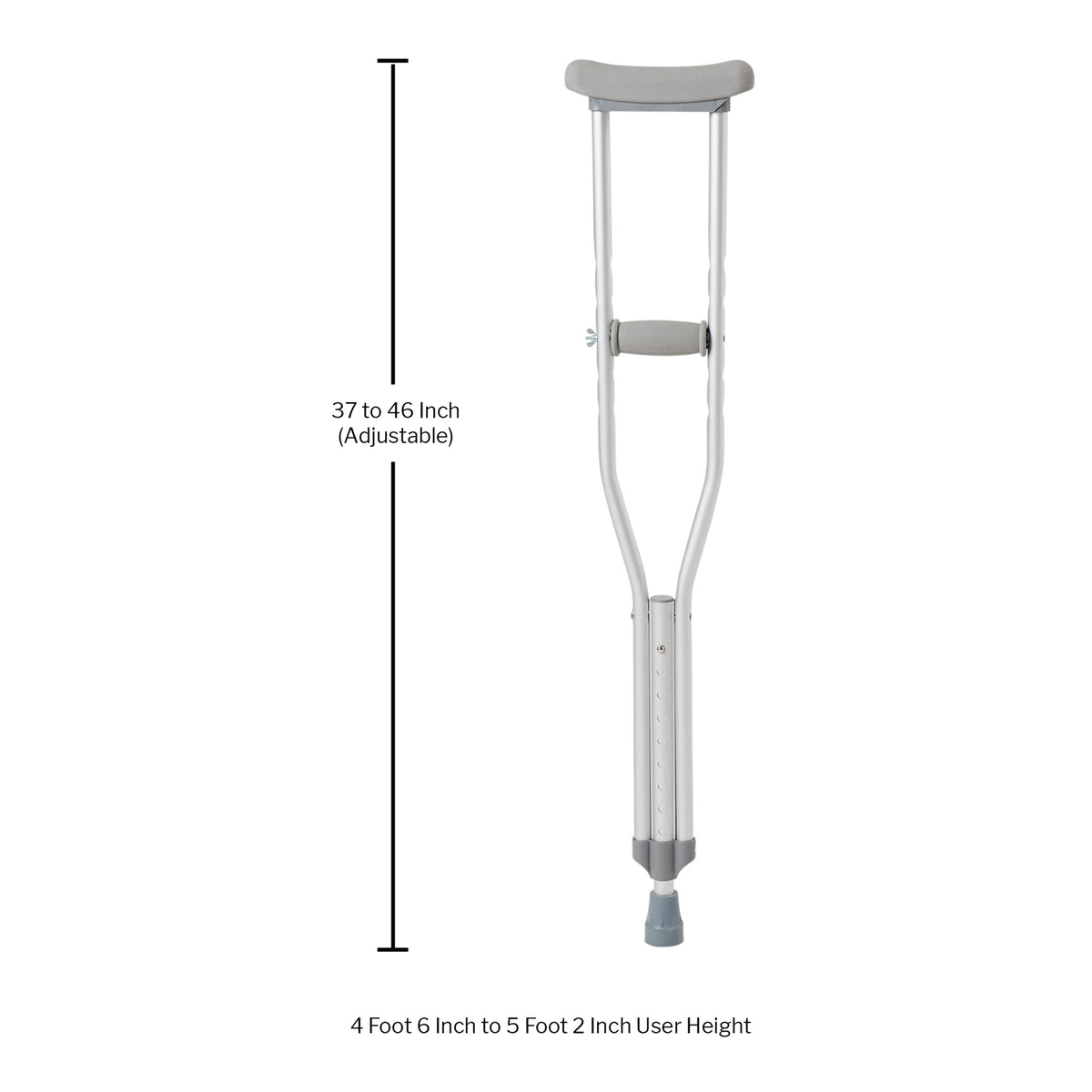 McKesson Underarm Crutches for Adults and Children
