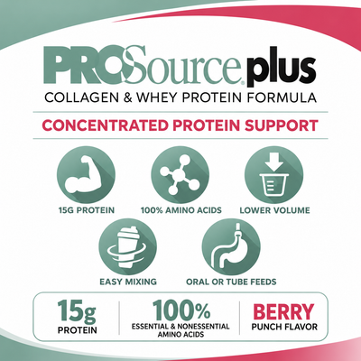 ProSource® Plus Berry Punch Collagen and Whey Protein Formula