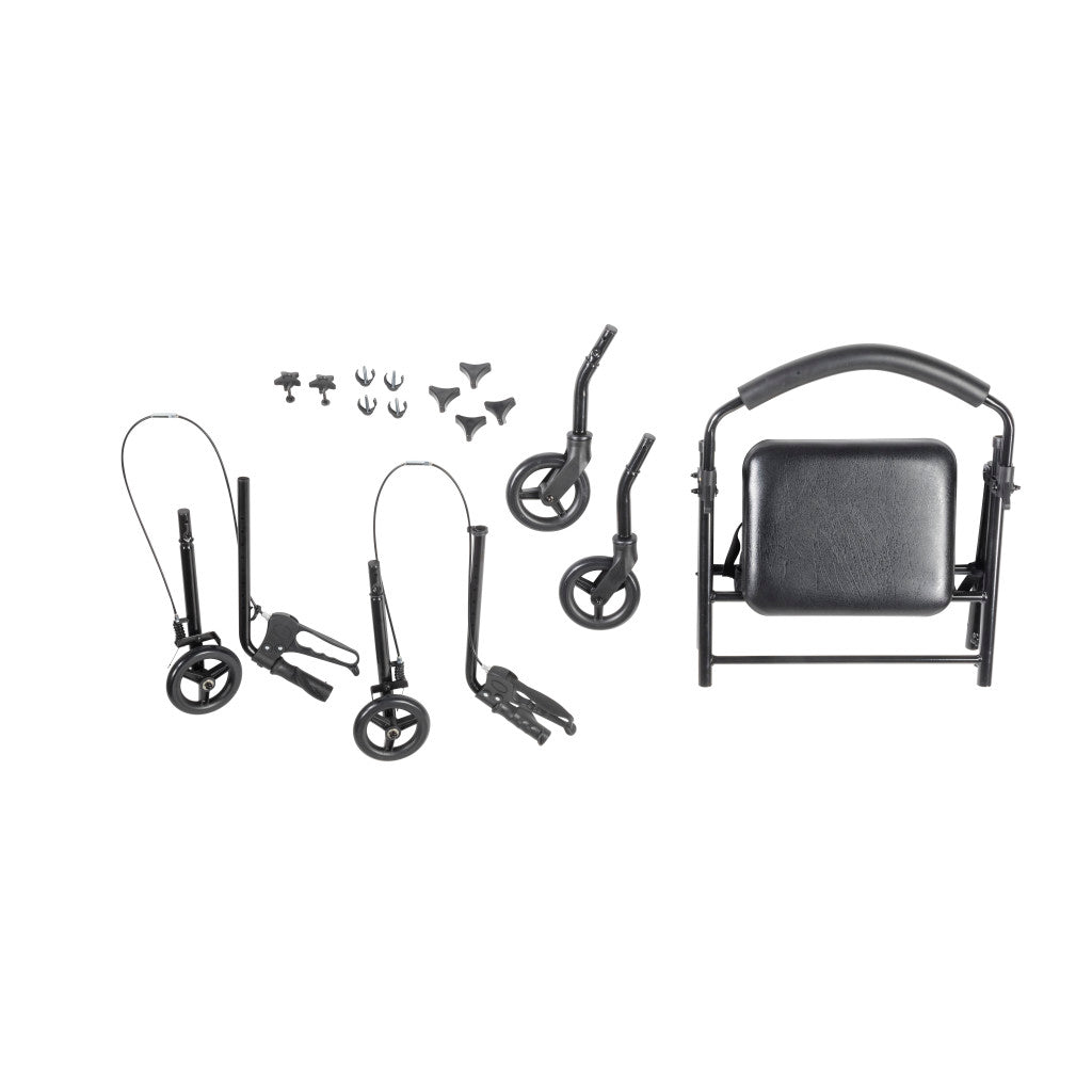 Drive Medical Travel Rollator, Black