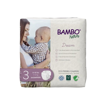 Abena® Bambo Nature Baby Diapers 4 to 9 lbs. Bag of 36
