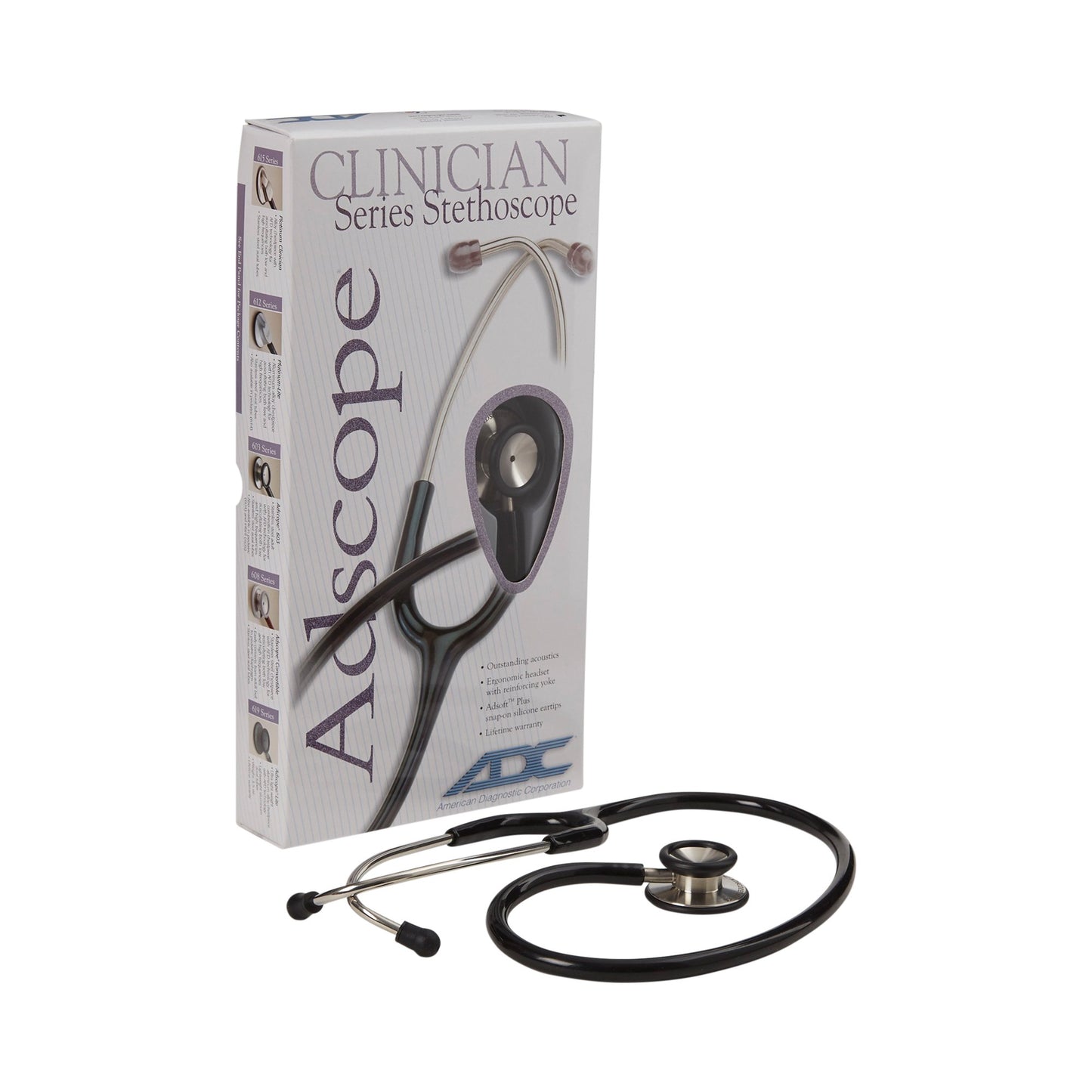 Adscope™ 603 Classic Stethoscope Burgundy