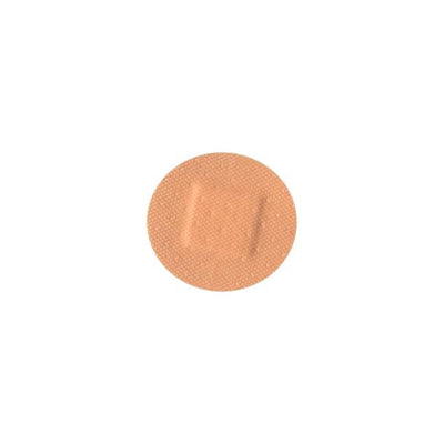 American® White Cross First Aid Adhesive Spot Bandage Tan ⅞" Box of 100