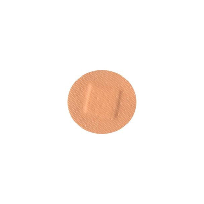 American® White Cross First Aid Adhesive Spot Bandage Tan ⅞" Box of 100