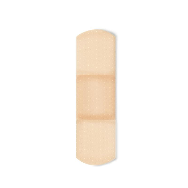 American® White Cross Stat Strip® Sheer Adhesive Strip Sheer 1" x 3" 1 Each