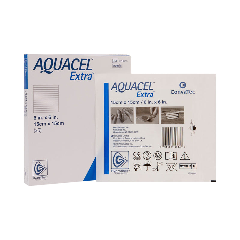 Aquacel® Extra™ Gelling Fiber Wound Dressing 2" x 2" 1 Each