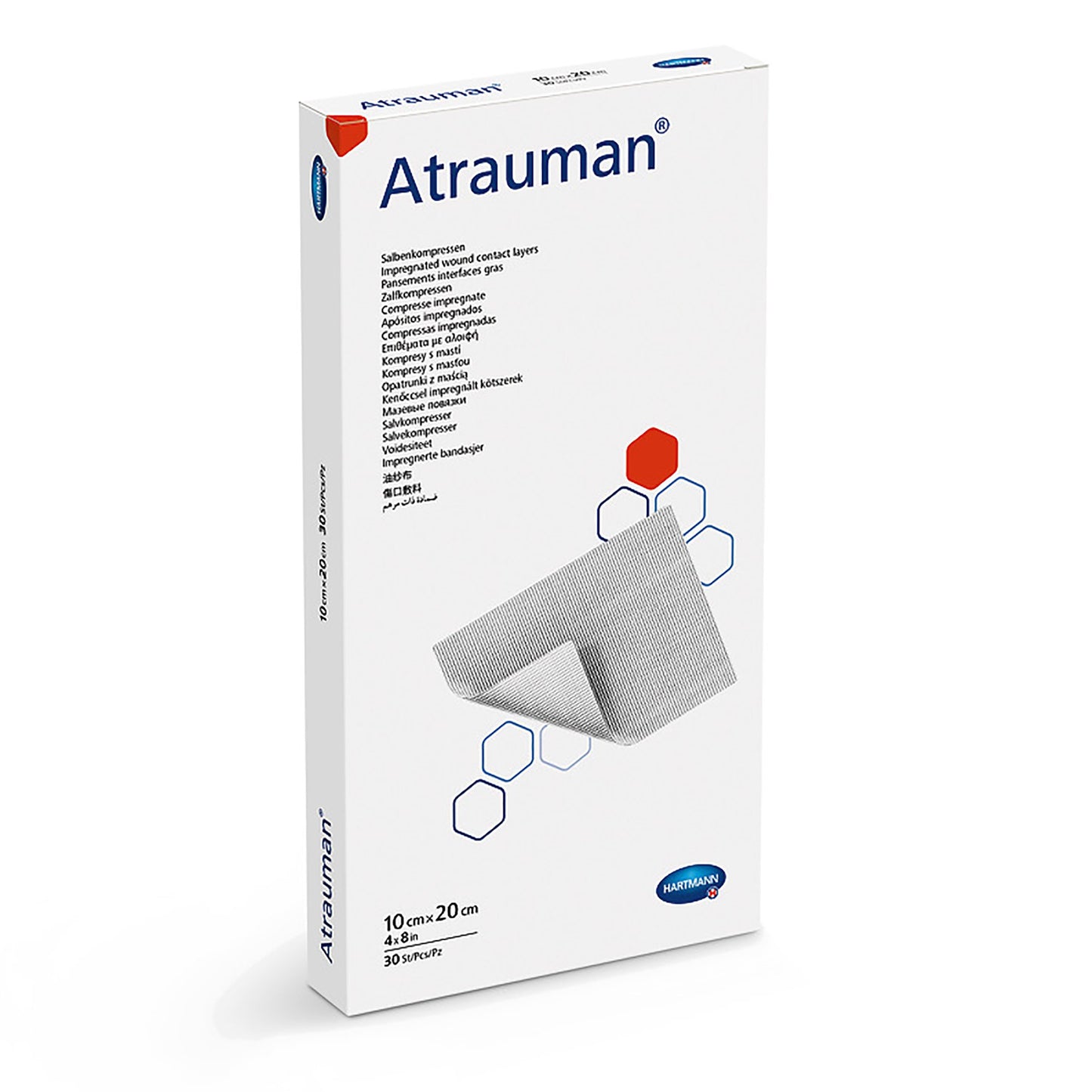 Atrauman® Impregnated Wound Contact Layer Dressing 2" x 2" Box of 10