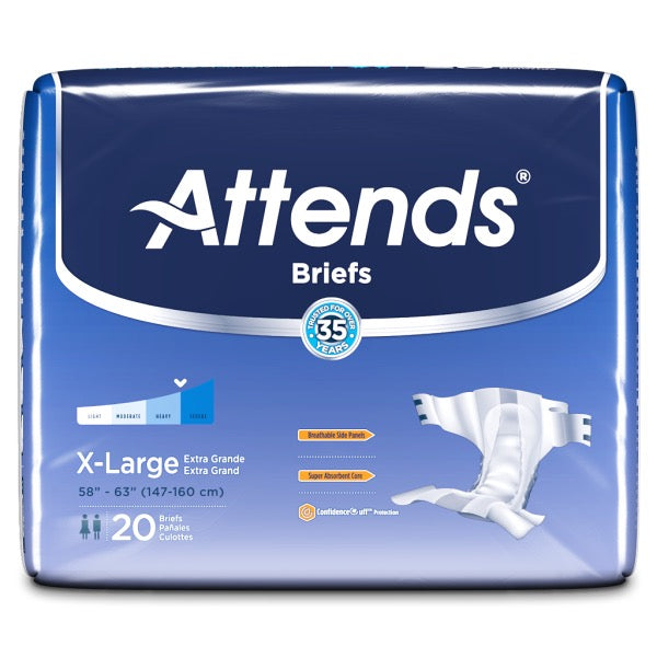 Attends® Adult Incontinence Briefs M Bag of 24
