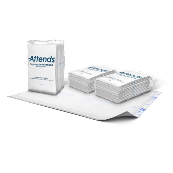 Attends® Supersorb Advanced Underpads 23 x 36 Inch Bag of 5