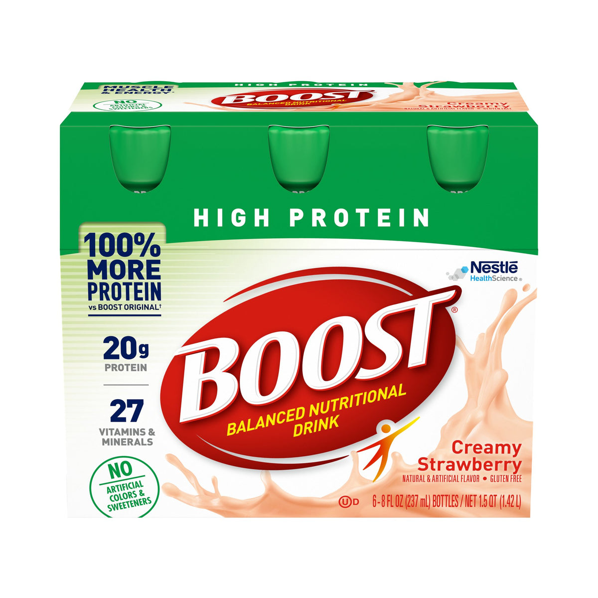 Boost® High Protein Complete Nutritional Drink Strawberry Case of 6