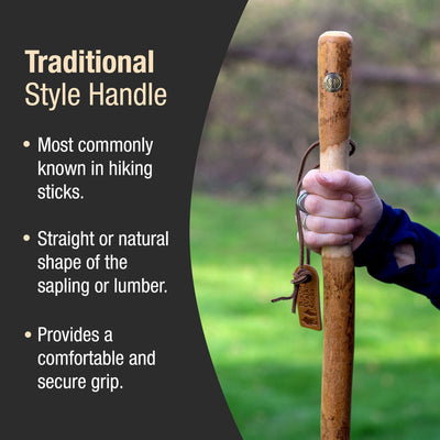 Brazos™ Assorted Hardwood Rustic Walking Stick American Hardwood 41"