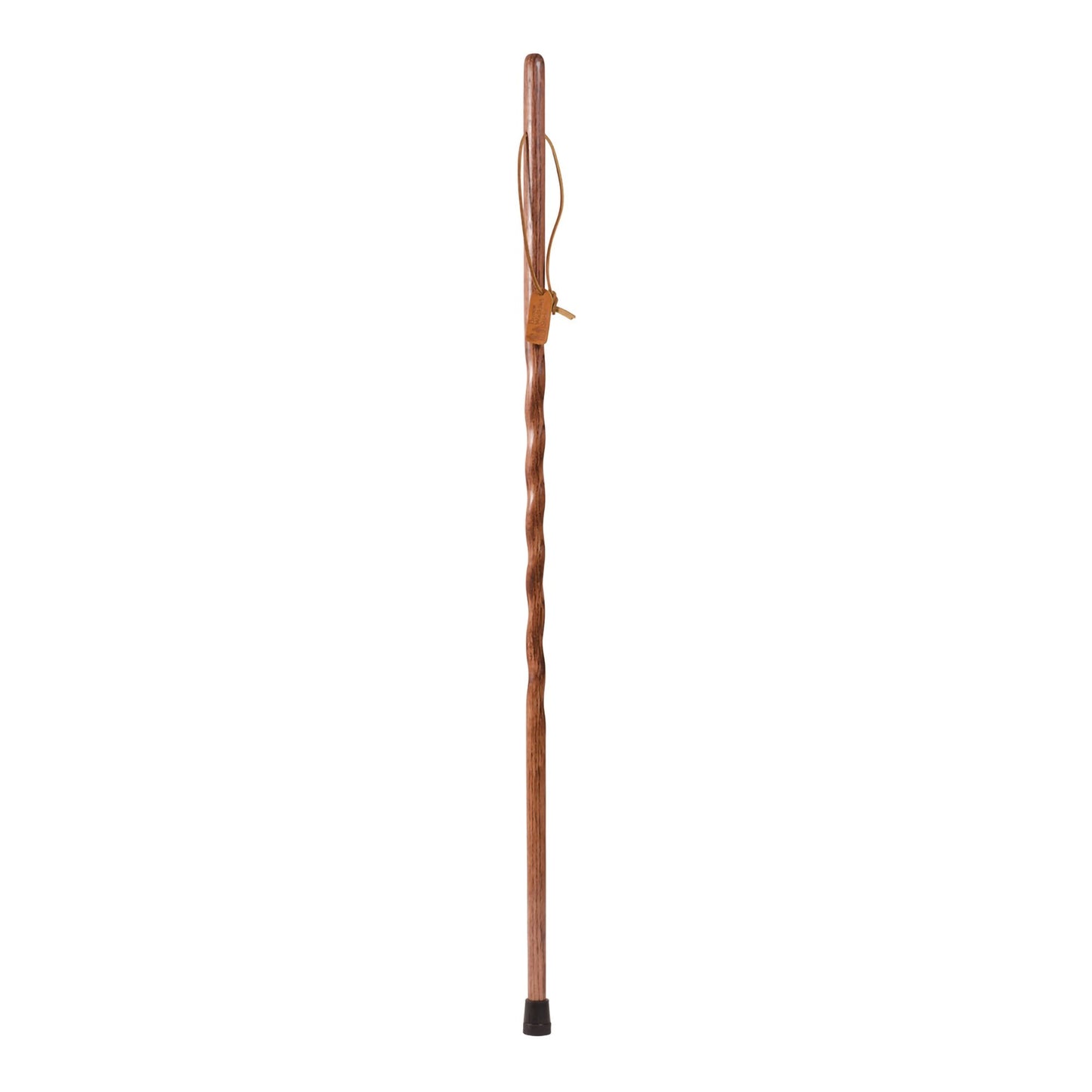 Brazos™ Twisted Oak Backpacker Handcrafted Walking Stick Red 48"
