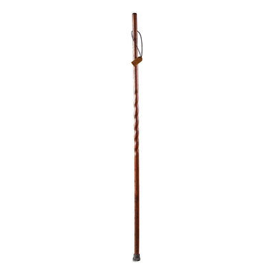 Brazos™ Twisted Oak Handcrafted Walking Stick Traditional Brown Oak 37"
