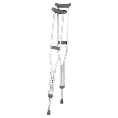 Breg Aluminum Underarm Crutches 5'10" – 6'6"