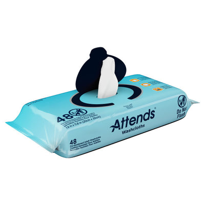 Attends® Unscented Washcloths