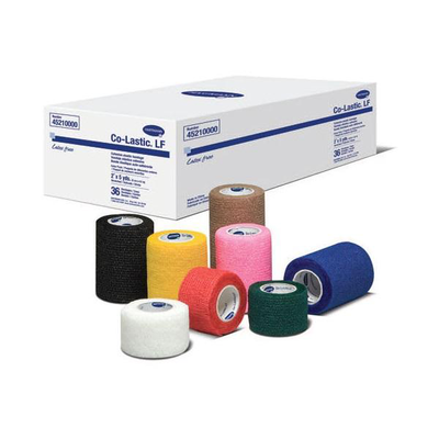 Co-Lastic® Self-adherent Closure Cohesive Bandage Assorted Colors 3" x 5 Yard Case of 24