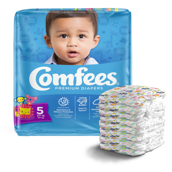 Comfees® Baby Diapers Up to 10 lbs. Bag of 42
